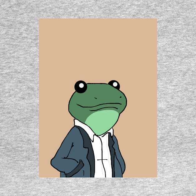 Office Frog by PruneyToons